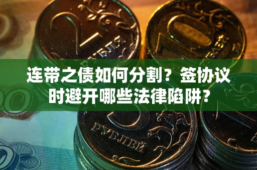 济南连带之债如何分割？签协议时避开哪些法律陷阱？