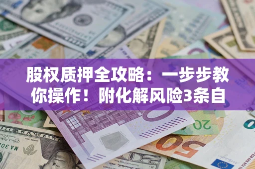 济南股权质押全攻略：一步步教你操作！附化解风险3条自救法则