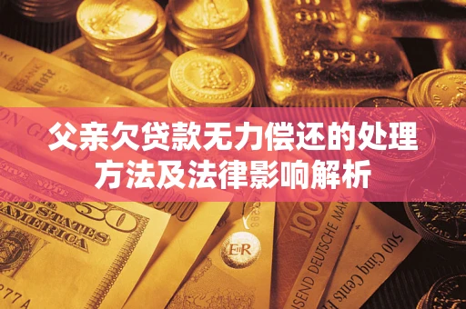 济南父亲欠贷款无力偿还的处理方法及法律影响解析