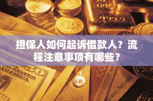 济南担保人如何起诉借款人？流程注意事项有哪些？